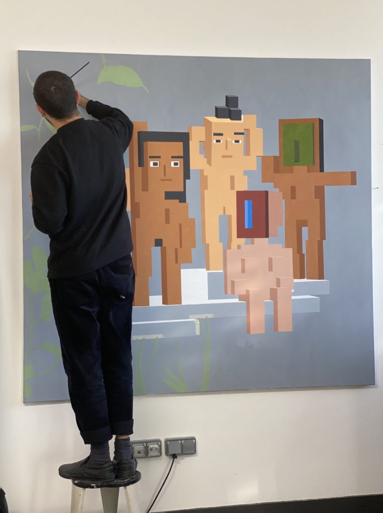 SEPAND DANESH, Art is a corner of creation Anahita's Eye